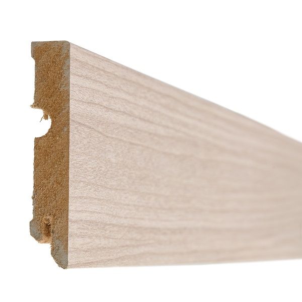 Skirting Cubic Bunting Oak MDF Matt Finnish 80mm x 16mm x 2400mm