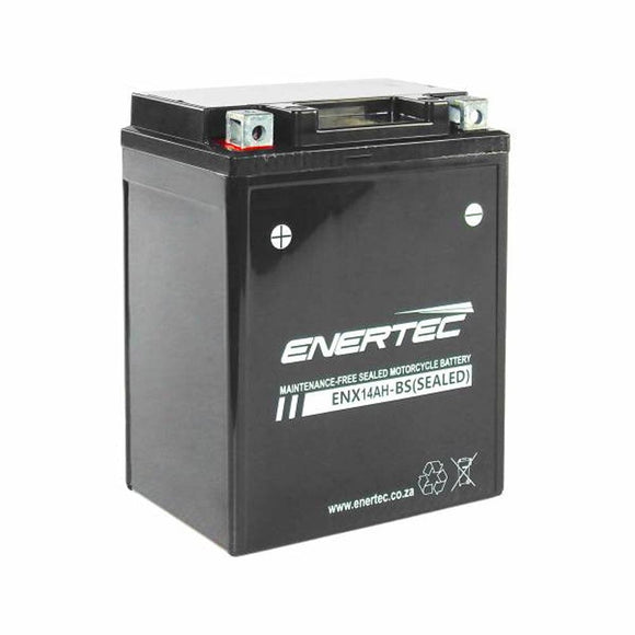 Enertec YTX14AH-BS 12V 14Ah AGM Motorcycle Battery