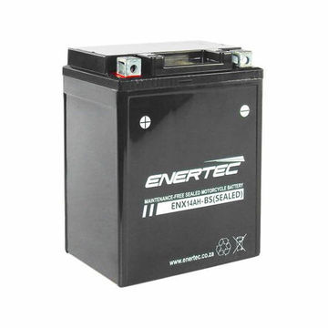 Enertec YTX14AH-BS 12V 14Ah AGM Motorcycle Battery