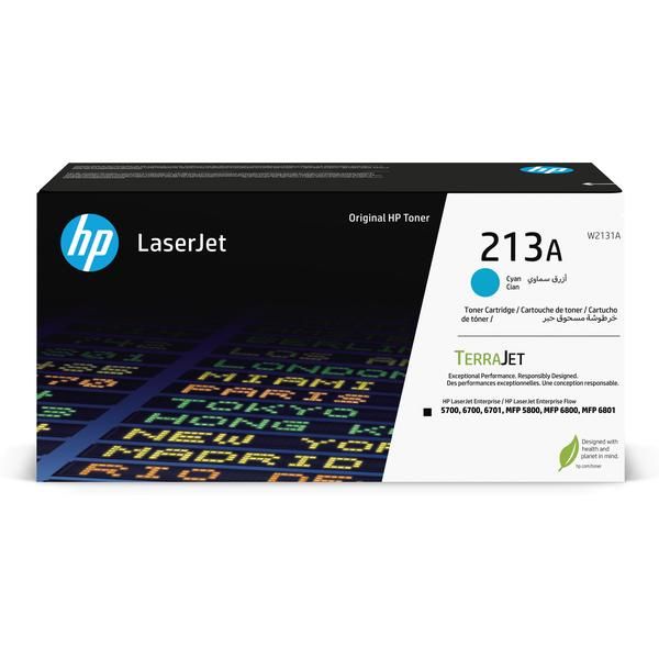 HP 213A CYAN ORIGINAL LASERJET TONER CARTRIDGE