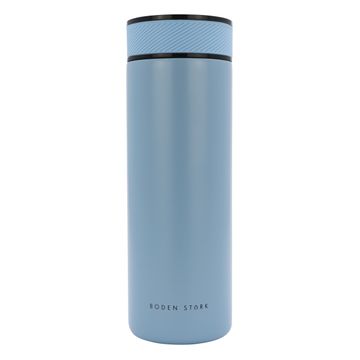 Boden Stark 650ml Travel Flask - Pastel Blue