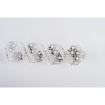 Napkin Rings X4 Assorted