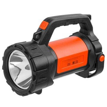 Portable 3W3W LED Flashlight with USB Recharge & Shoulder Strap - 2 Pack