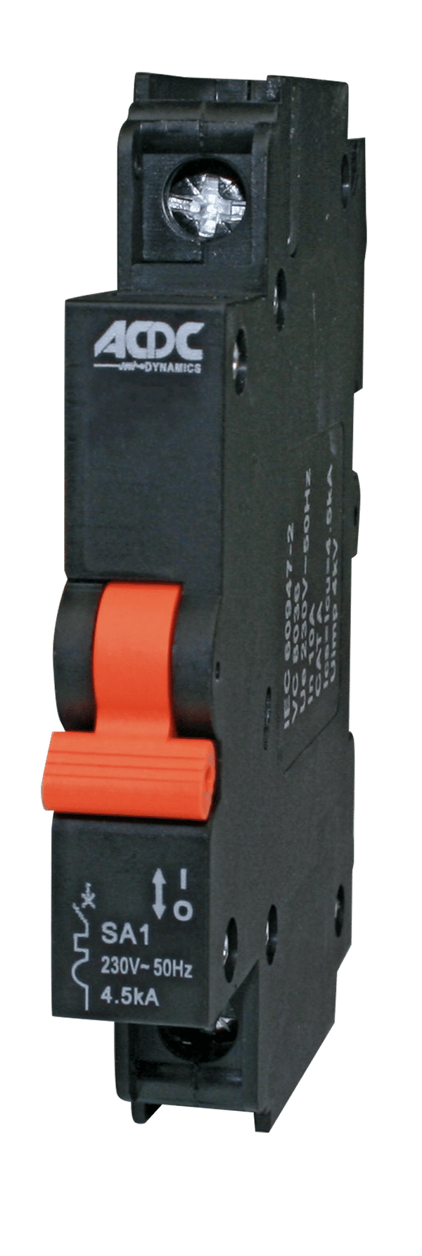 Circuit Breaker 13mm 4.5KA  1 Pole D-Curve  50A