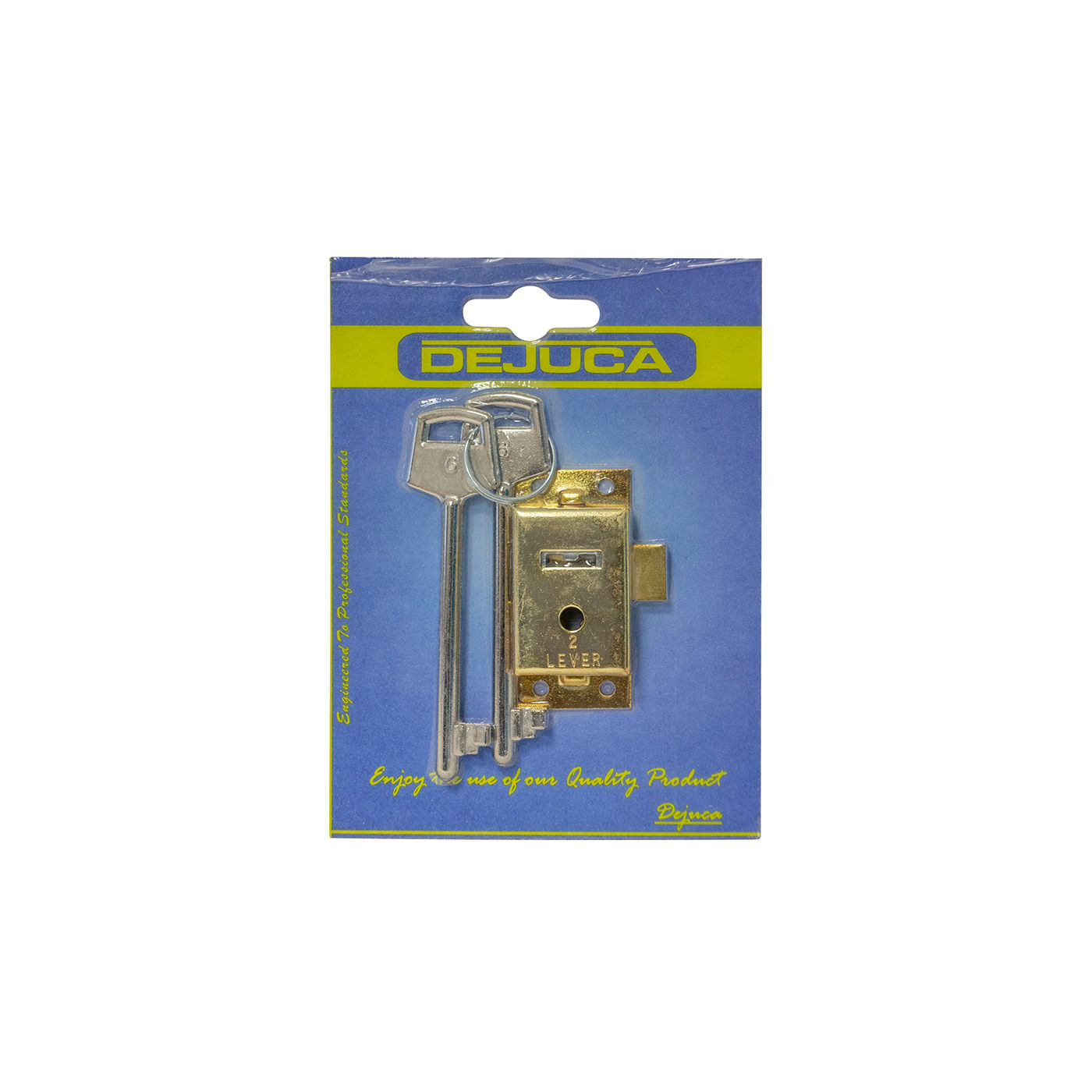 Dejuca - Cupboard Lock - Bp - 2l - 51mm  - 4 Pack