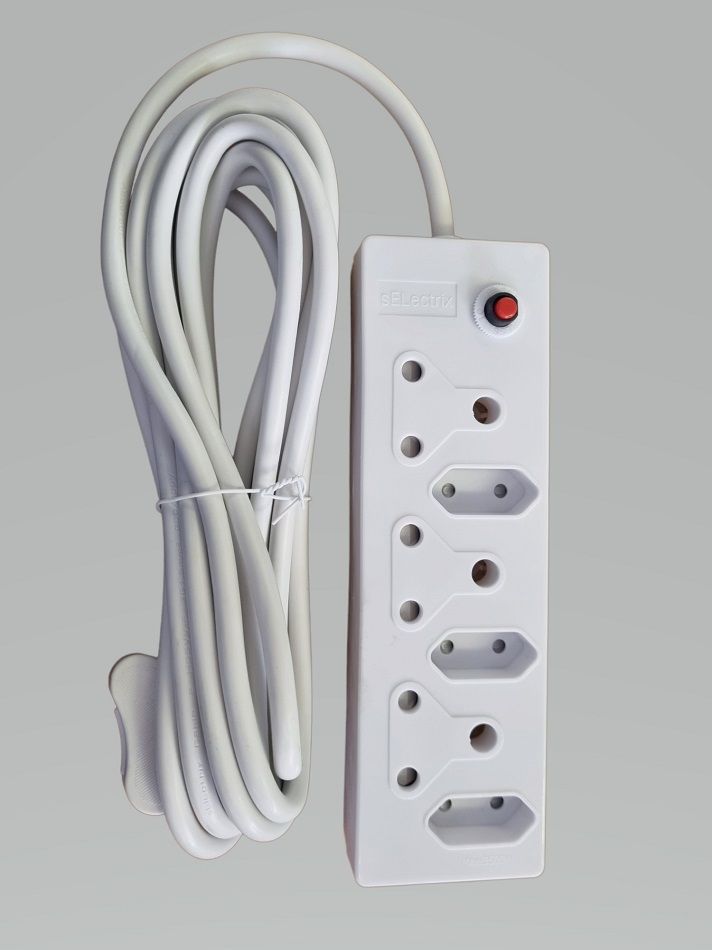 Multiplug - 6 way 3x16a+3x5a + 5m cord