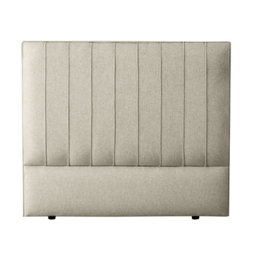 Liora Upholstered Linen Headboard Double Linen Almond