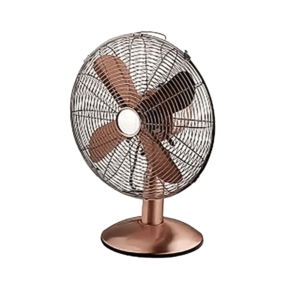Antique Copper Style Desk Fan
