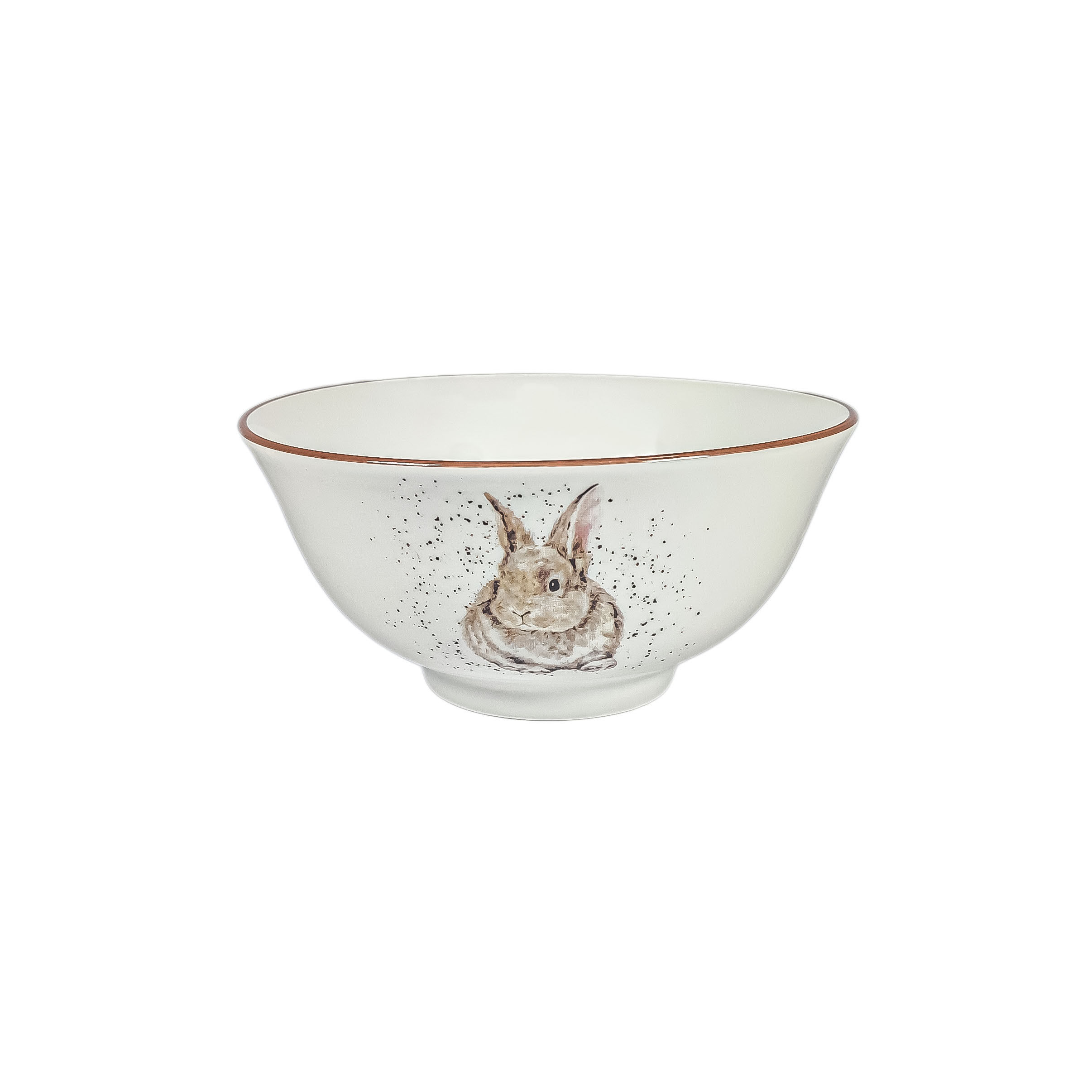 Porcelain Bowl With Rabbit 15X7Cm