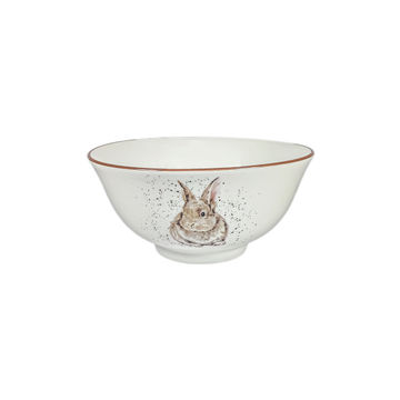 Porcelain Bowl With Rabbit 15X7Cm
