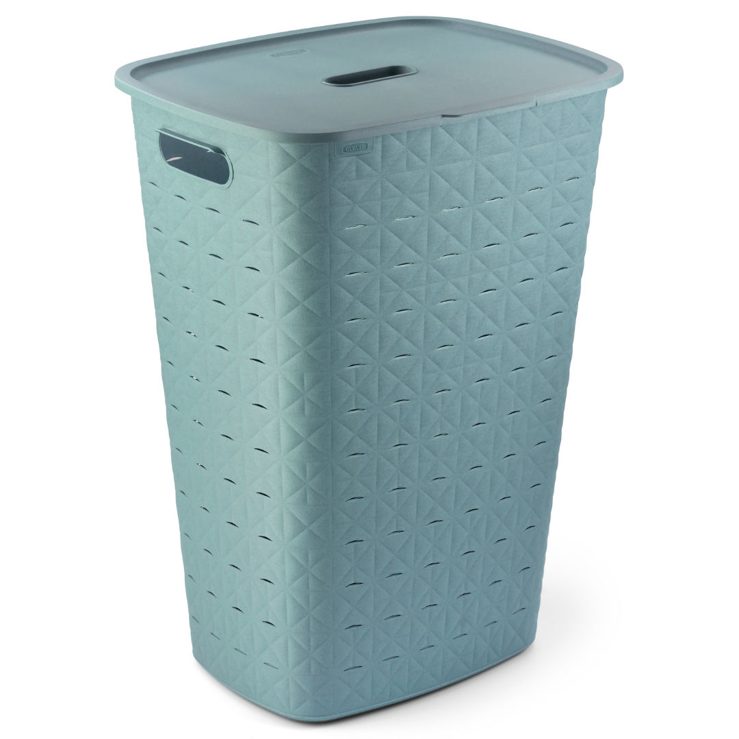 Curver Softex Hamper 56L Teal Blue
