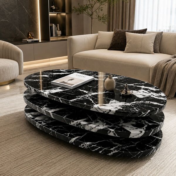 Prestige Home -Ravello Modern Coffee Table - Black