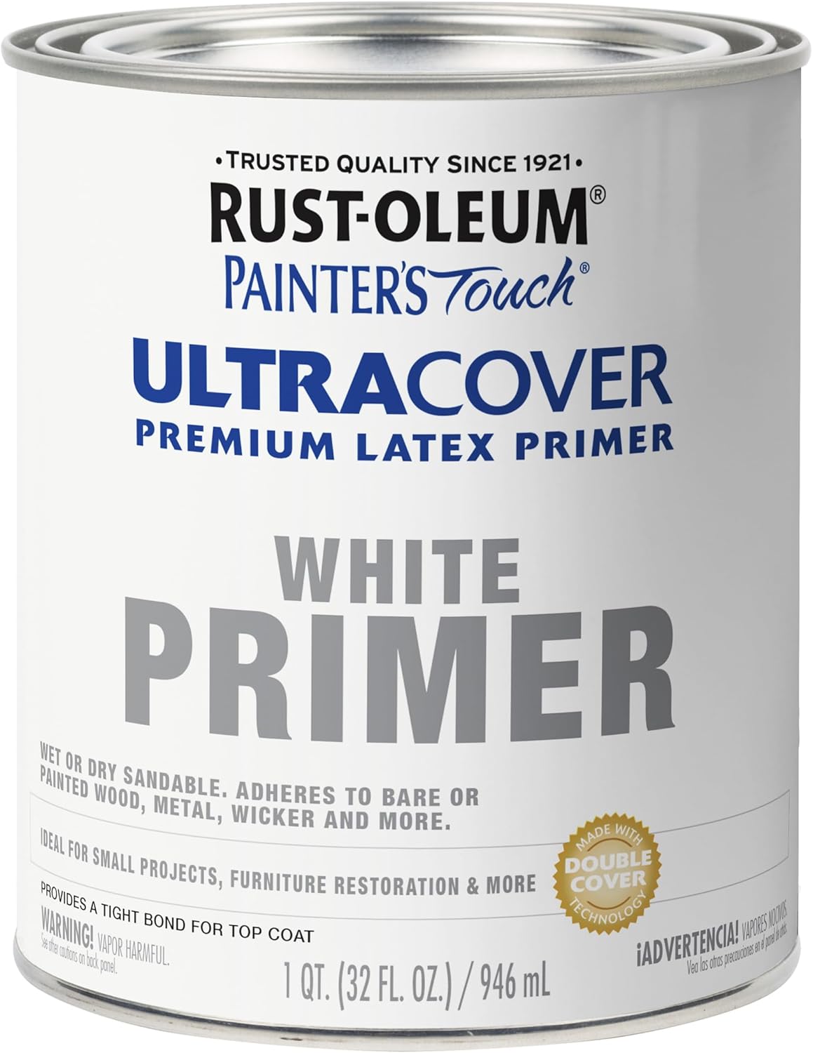 Rust-Oleum Painter’s Touch Primer Brush Paint Flat White 284ml