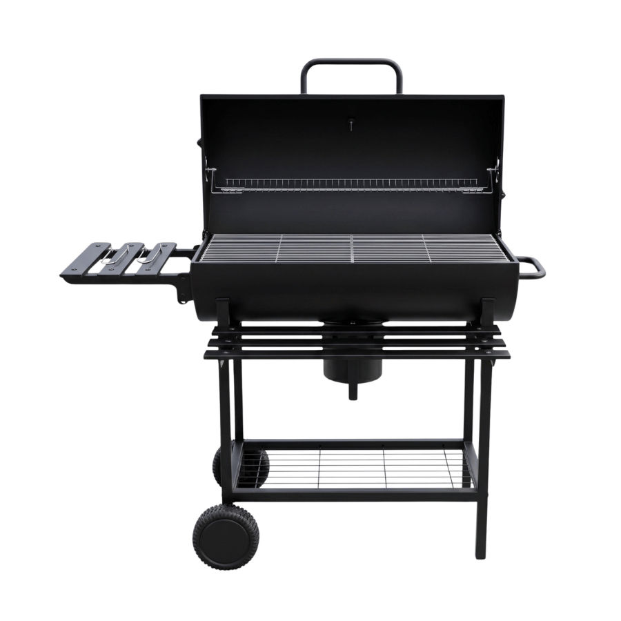 BraaiBoss 70cm Charcoal Barrel Braai with Thermometer