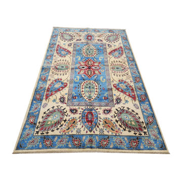 Stunning Blue Ariana Carpet 298 X 202 cm