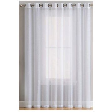 White Eyelet linen Lace-2.5m Width x2.2m Height