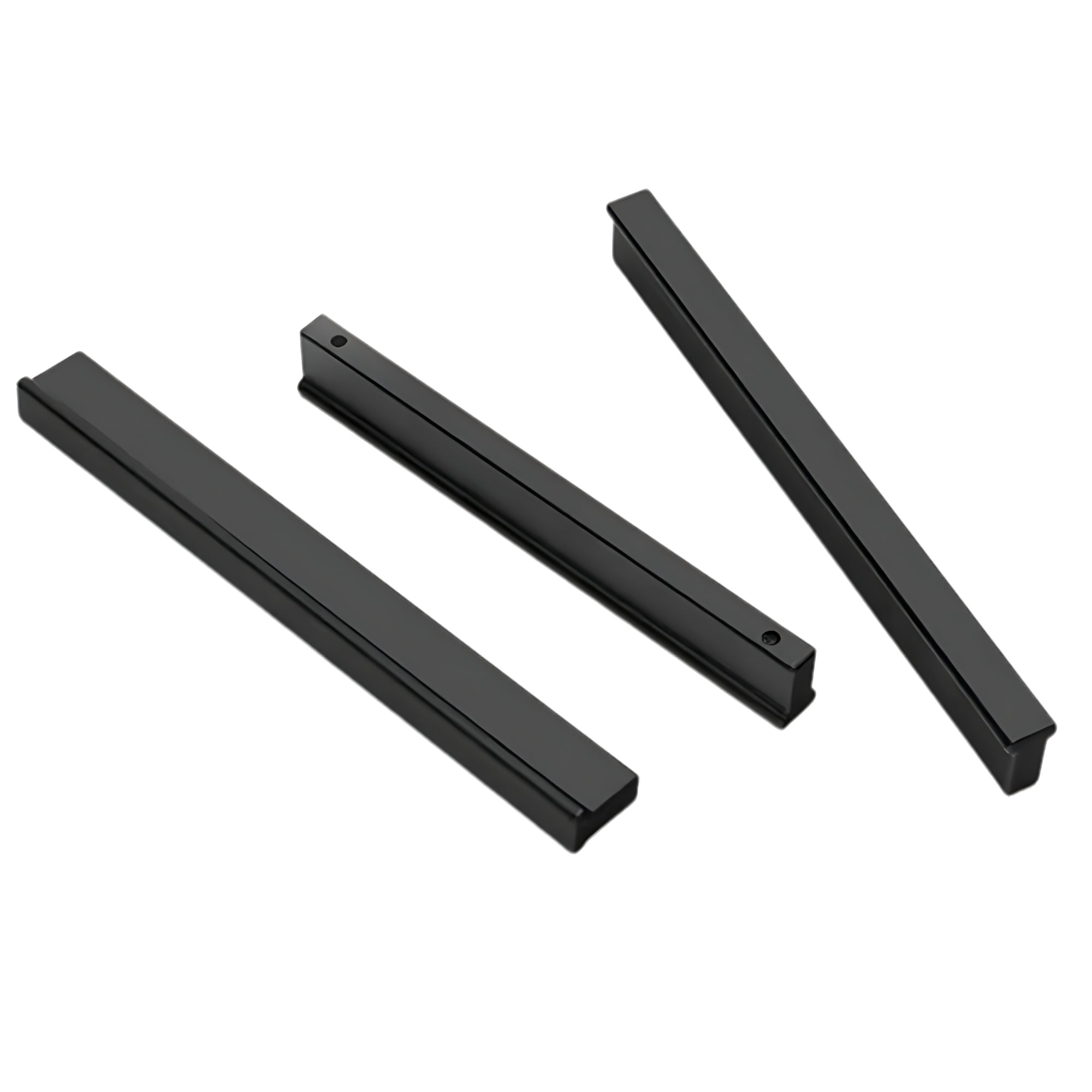 ROCO T Strip Cupboard Handle Brushed Matt Black 1100mm