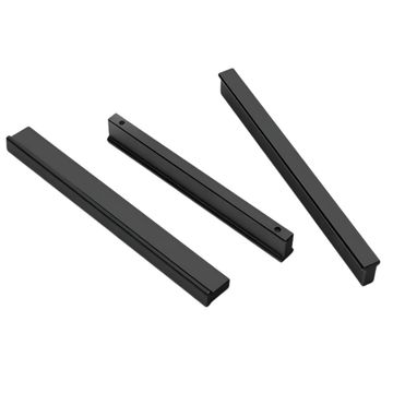 ROCO T Strip Cupboard Handle Brushed Matt Black 1100mm