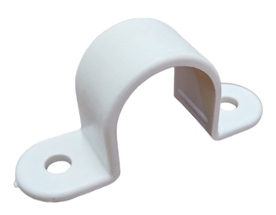 PVC saddles 25mm - 1 pack