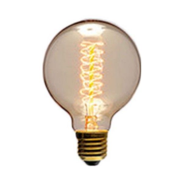 230VAC 2W G125 Spiral LED Lamp Dimmable E27 2200K
