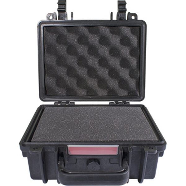 Hard Case 250X220X120Mm Od With Foam Black Water & Dust Proof (221609)