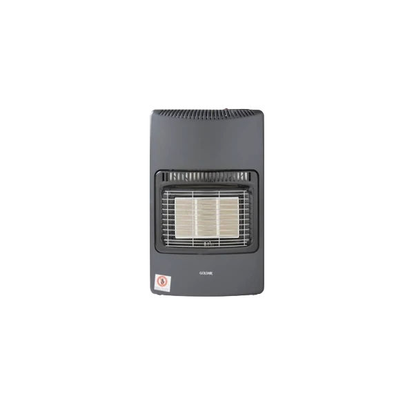 Goldair 3 Panel Gas Heater - Black