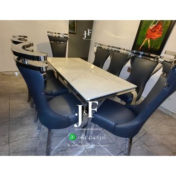 8-Seater Stainless Steel Dining Room Suite
