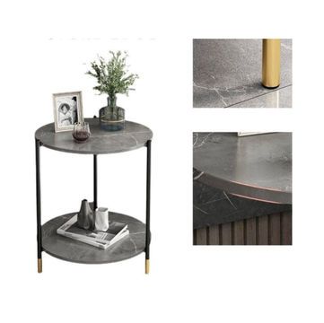 Coffee Table Marble Look 2Tier