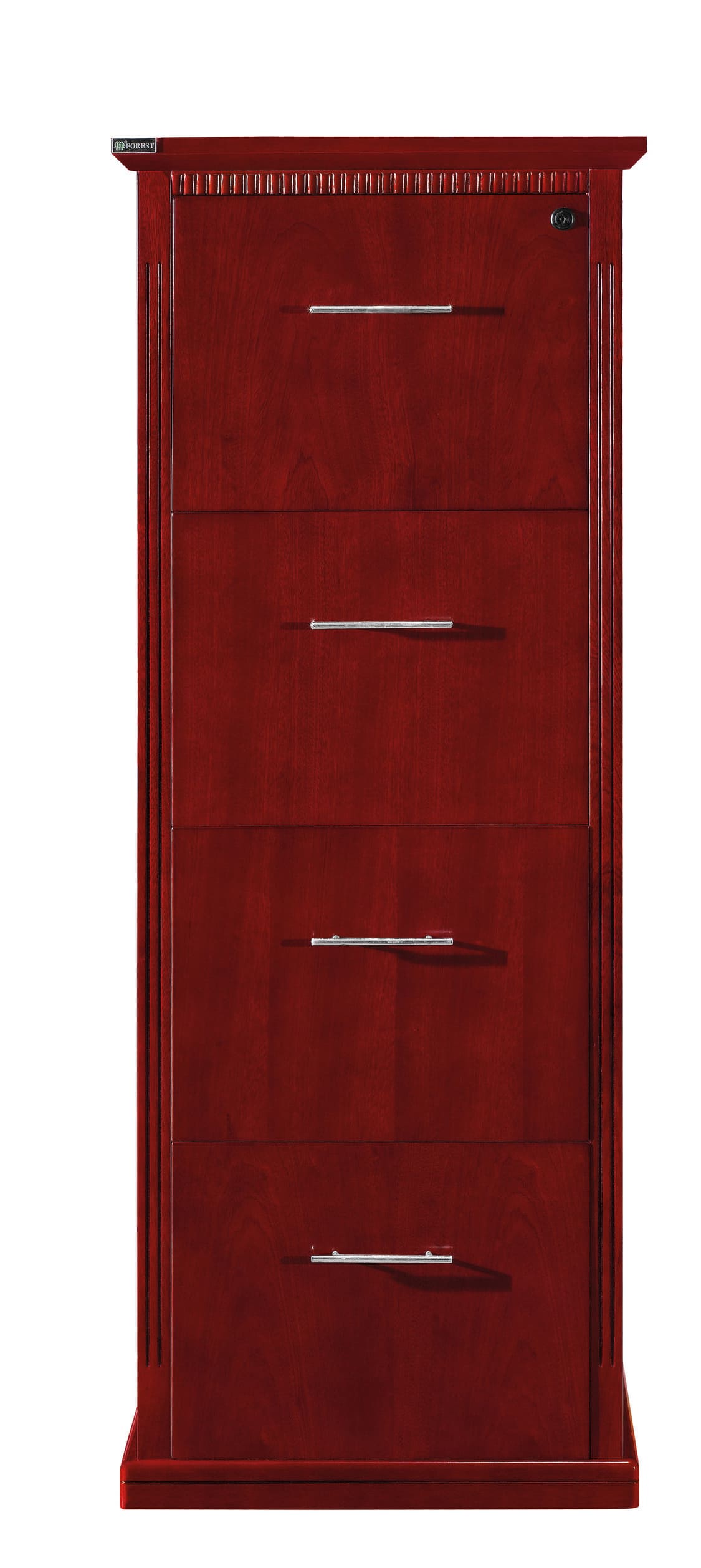 MaqelepoFurn - The Archive Mahogany Finish Filing Cabinet