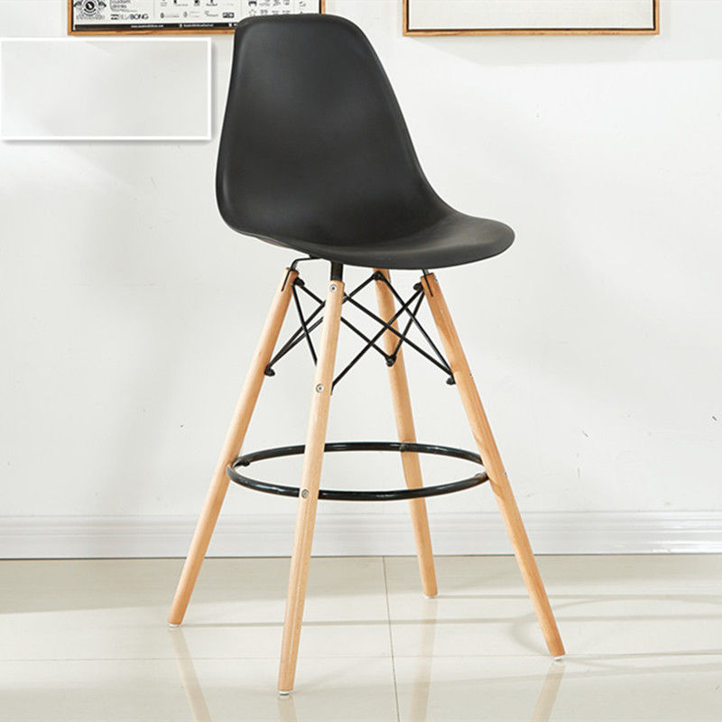 GOF Furniture-Kim High Counter Kitchen Bar Stool, Black