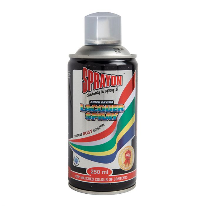 Sprayon - Std Spray Paint Crystal Clear 250ml - 3 Pack