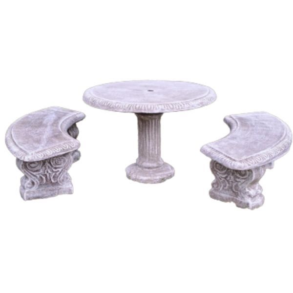 Concrete Dublin Table & Benches