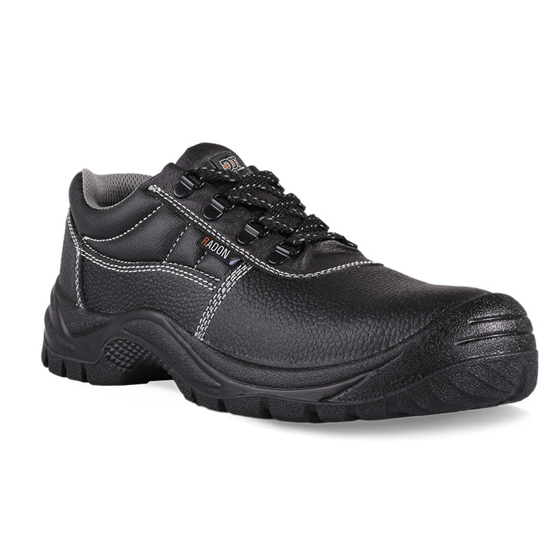 DOT Radon Oil/Acid Safety Shoe Heat Resistant Leather Black Size 6