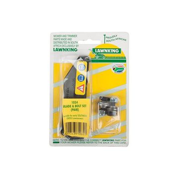 Lawn King Lawnmower Blade & Bolt Set for Southern Cross (Bulk Pack of 3)