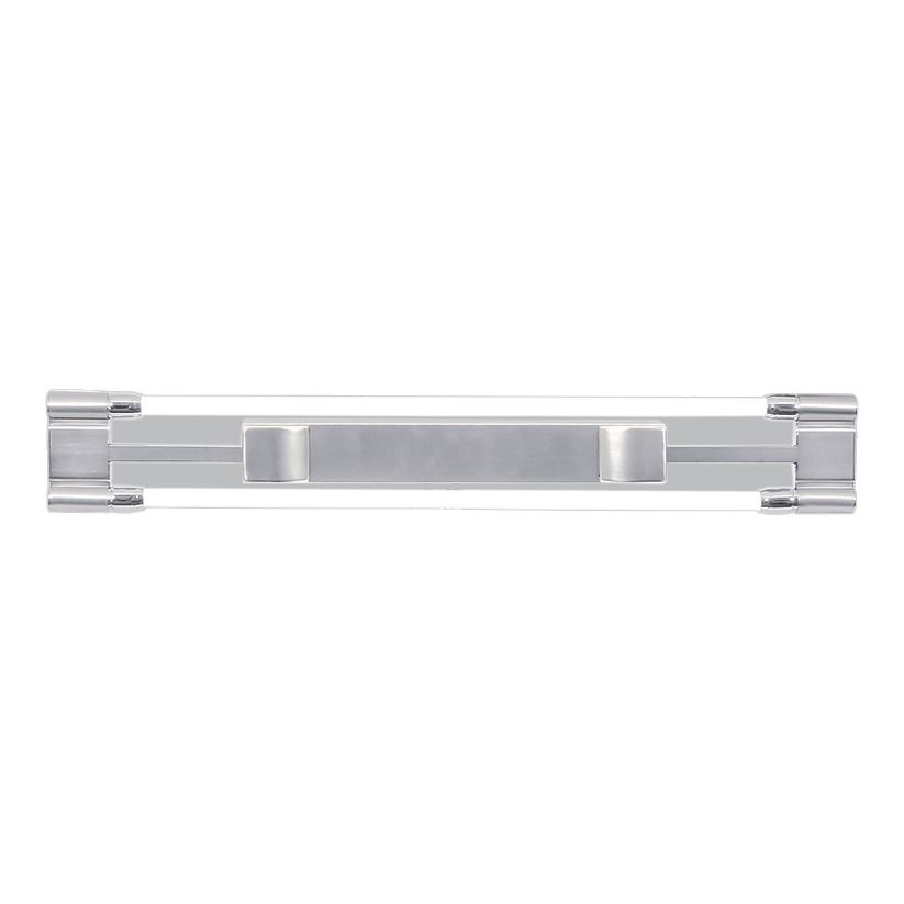 Satin Chrome LED Fitting 2 x 8W LED Tubes