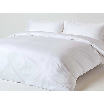Rey's Fine Linen - Hotel Collection - Duvet Cover Set - (01 Set) - Super King - Optical White