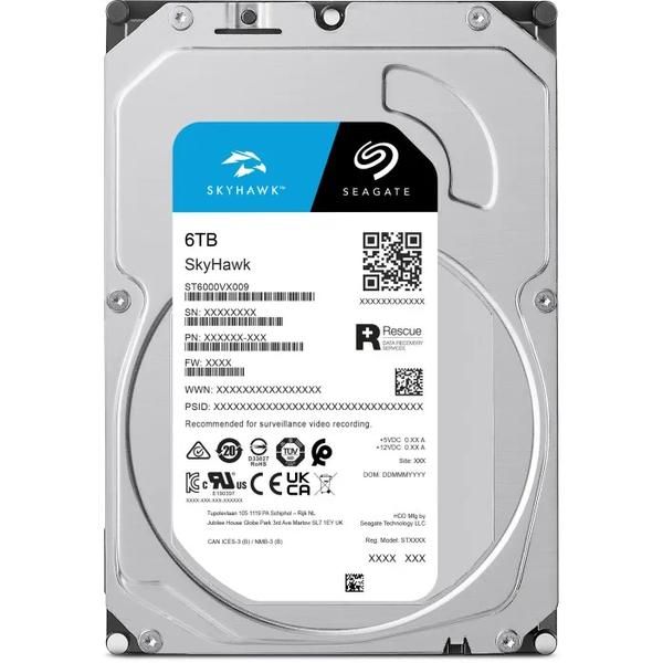 Seagate SkyHawk 6TB 256MB Cache 3.5 inch Internal