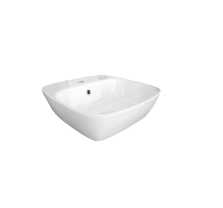 CONCEPT SQUARE COUNTER TOP BASIN 450MM WITH TAPHOLE