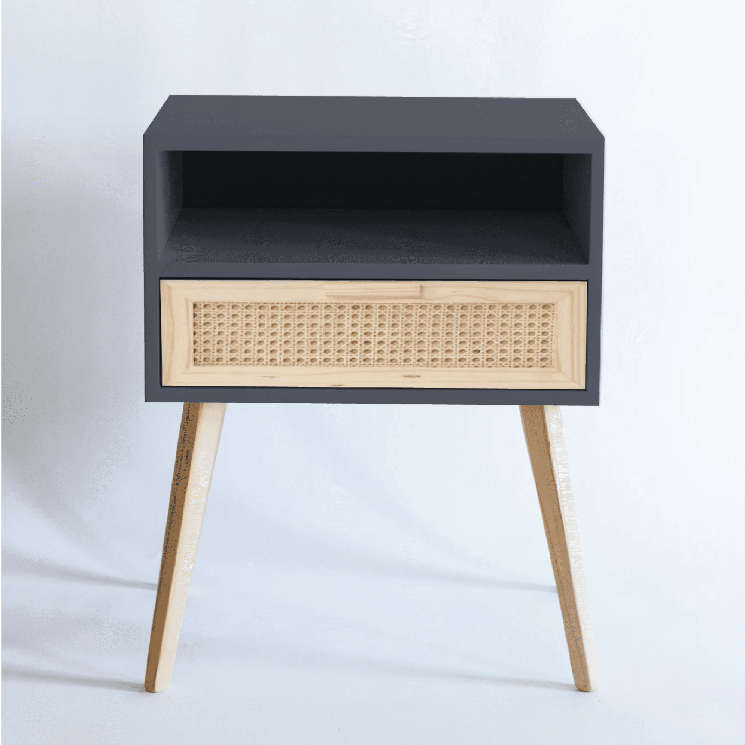 Foxtrot 1 Drawer (Top Shelf) Pedestal - Grey