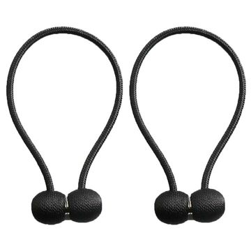 Matoc Magnetic Curtain Tieback - Ball - Black