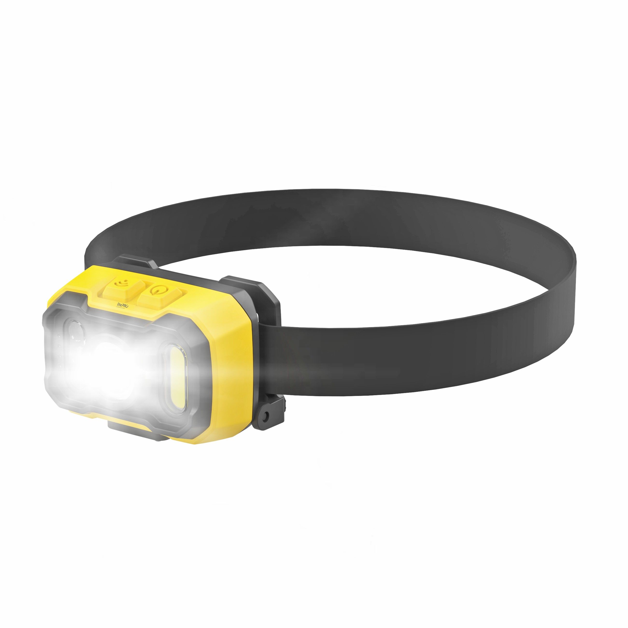 LITEPRO 1000 LUMEN RECHARGEABLE LED HEADLAMP WITH SENSOR ACTIVATION