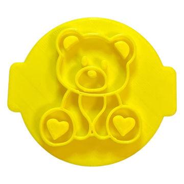 Home Hub Girl Teddy Bear Cookie Embosser