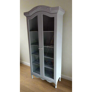 Display unit, French style with glass & embellishments