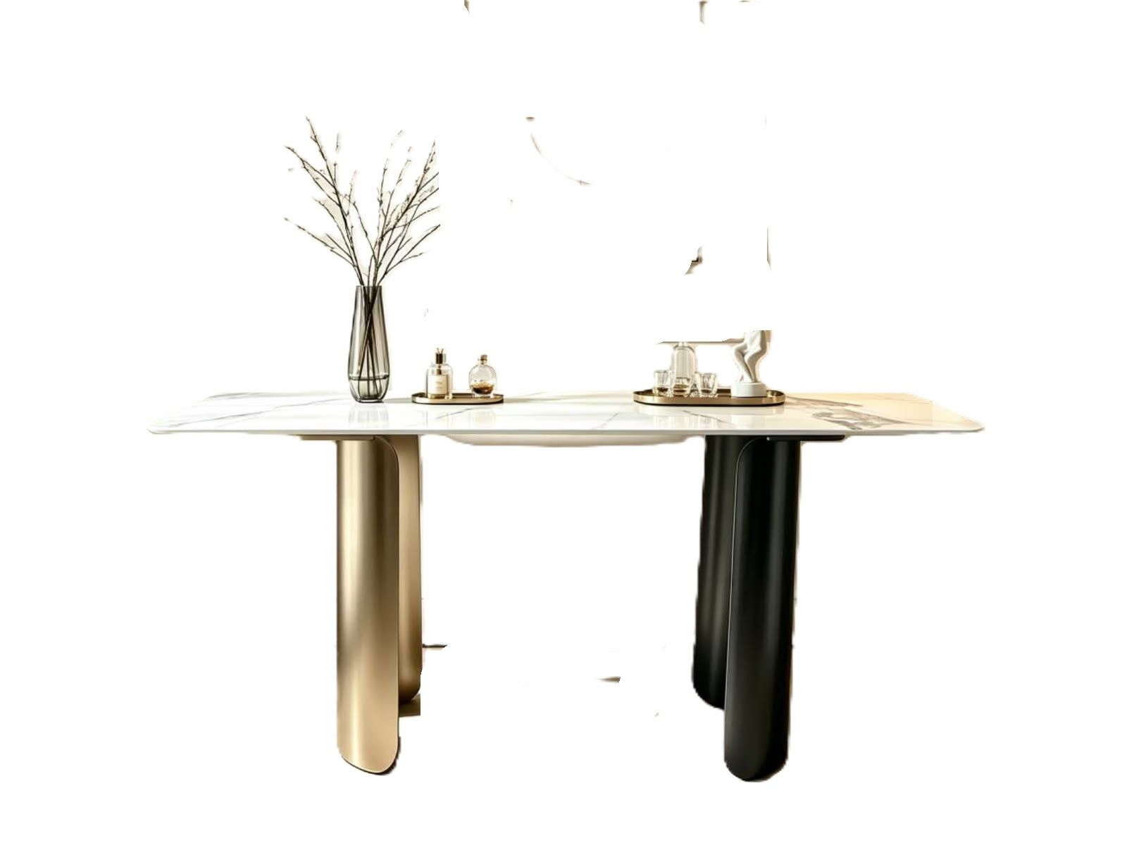LBM FURN-Italian Style Luxurious Metal Console Table