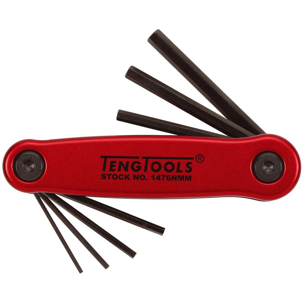 7PC Retractable Hex Key Set MM