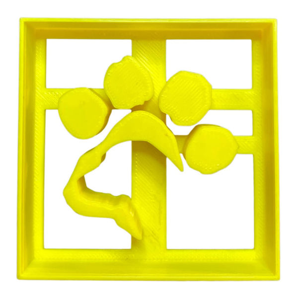 Home Hub 7cm Square Paw Cookie Cutter