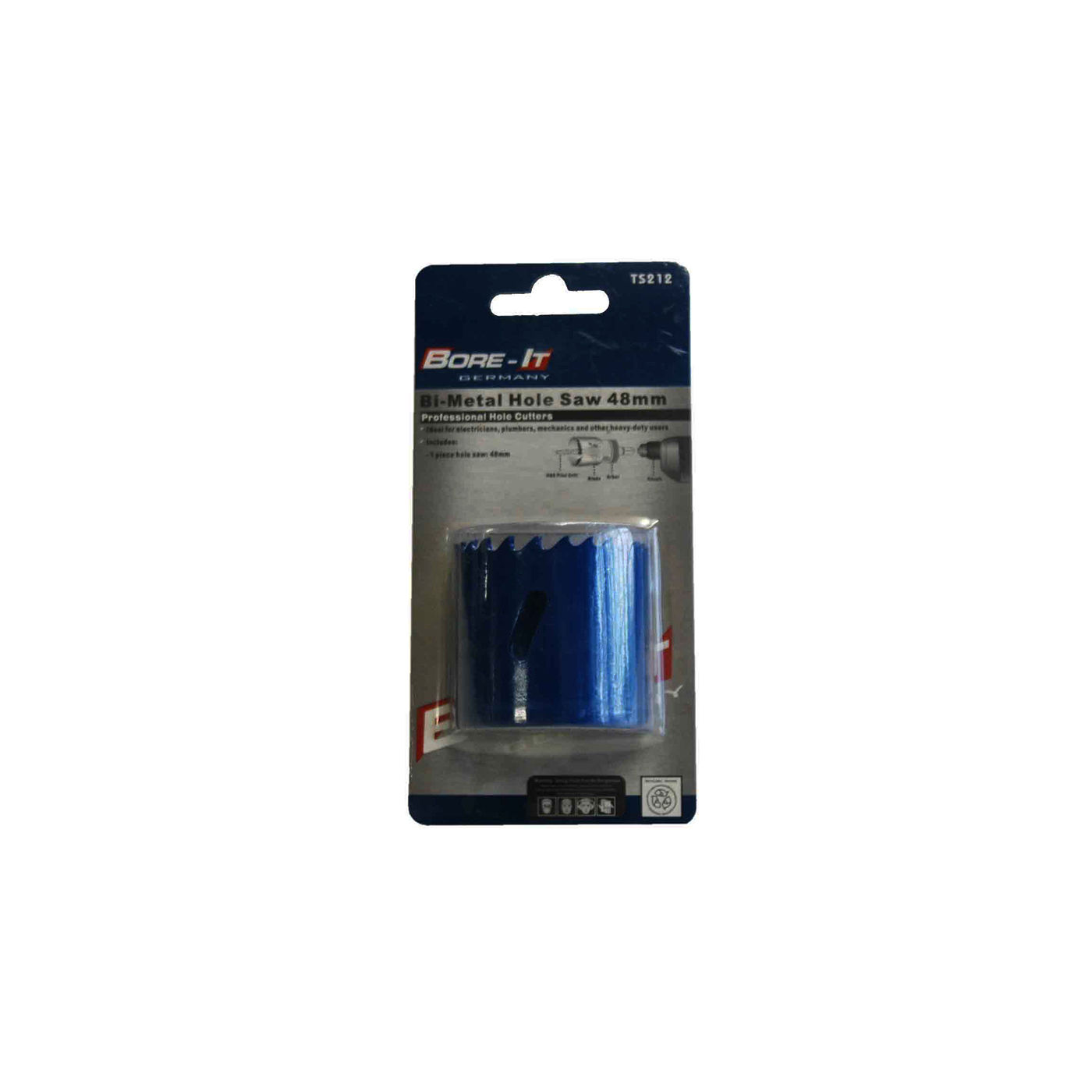Bore-it - Hole Saw - Bi-Metal - 48mm - 4 Pack