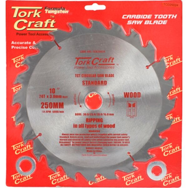 Blade Tct 250 X 24T 30-16 General Purpose Rip