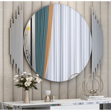 Asher- Donna Wall Mirror Silver