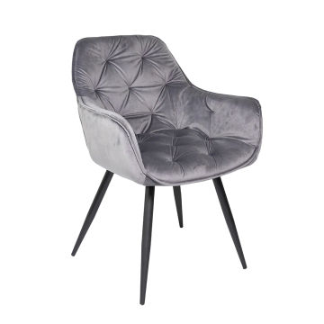 GOF Furniture - Lafoodie Grey Dining Chair